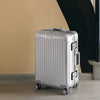 Aluminum-magnesium Alloy Combination Lock Women's Rolling Suitcase