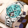 Hollow Automatic Mechanical Tide Waterproof Men's Watch