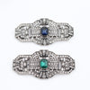 Vintage Silver Diamond Brooch Silver Bright Diamond Classical Jewelry