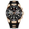 REWARD Mens Watch In Black And Gold With A Cool Design And Calendar Function