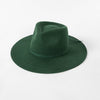 Ribbon Bow Fashion Casual Crown Top Wool Jazz Hat