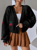 Outerwear Loose Casual Knitted Cardigan
