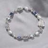 Light Luxury 6mm Blue Gemstone Bracelet Sweater Chain Minimalist