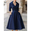 Elegant Formal Waist-tight Dress Slimming Elegant Long Sleeve