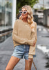 Women's Fashion Round Neck Loose Pullover Sweater
