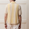 Hollow-out Short-sleeved Sweater Casual Polo Shirt