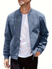 Men's Casual Plus Size Suede Zipper Men's Jacket