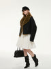 Faux Fur Trimmed Crop Jacket