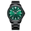 Waterproof Round Mens Simple Steel-Strap Watch