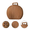 Souvenir Vintage Woven Rattan Suitcase