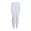 Womens Trendy Slim-fit Solid-color White Ripped Skinny Pants