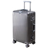 Aluminum-magnesium Alloy Combination Lock Women's Rolling Suitcase
