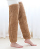 Over Knee High Fuzzy Long Socks Winter Warm Cold Leg Knee Joint Cold-proof Stockings Home Floor Sleeping Socks