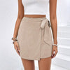 Women's Minimalist Fashion Casual Asymmetrical Short Skirt