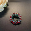 New Flower Sweet Elegance Retro Distressed Hollow Three-dimensional Brooch