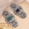 Vintage Silver Diamond Brooch Silver Bright Diamond Classical Jewelry