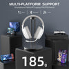 Wireless Bluetooth 24G Triple-mode Wired Lightweight Over-ear Gaming Headset With Microphone