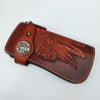 Personalized Rich Cloth Bag First Layer Cowhide Wallet