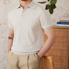 Polo Shirt Pure Cotton Breathable Hollow Retro Gentry
