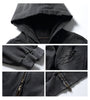 American Retro Washed Distressed Hooded Solid Color Hoodie