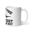 White glossy mug