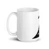 White glossy mug