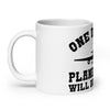 White glossy mug