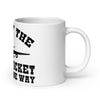 White glossy mug