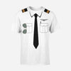 Customizable Pilot Uniform Designed 3D T-Shirts