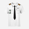 Customizable Pilot Uniform Designed 3D T-Shirts