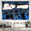 Airbus A350 Cockpit Printed Canvas Posters (1 Piece)