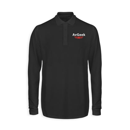 Avgeek Designed Long Sleeve Polo T-Shirts