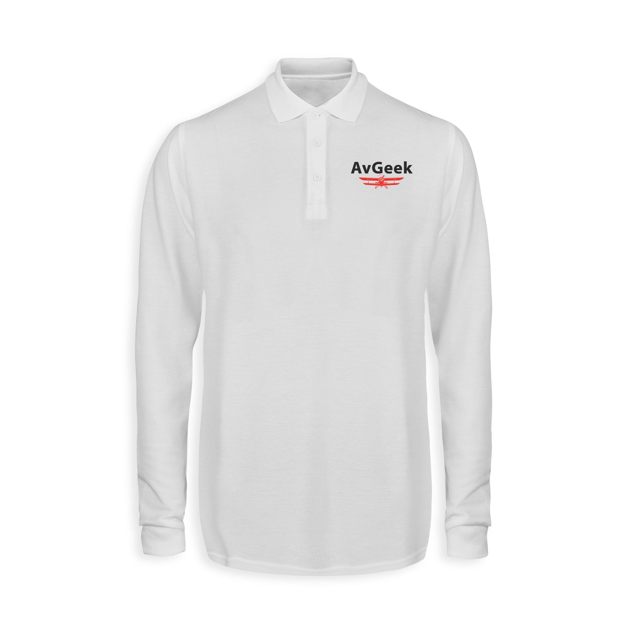 Avgeek Designed Long Sleeve Polo T-Shirts