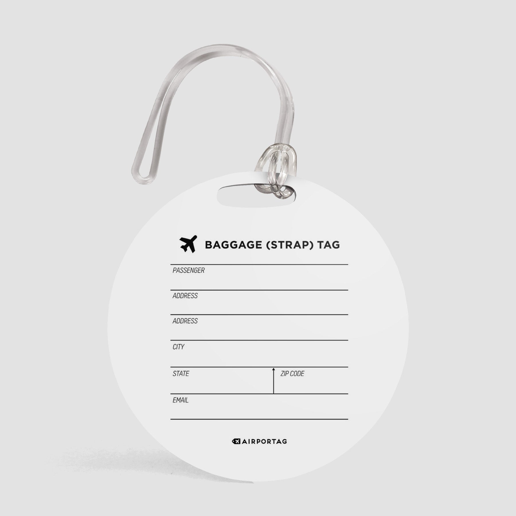 Travel is - Flight Board - Luggage Tag