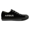 Airbus & Text Designed Canvas Shoes (Men)