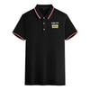 Blood Type AVGAS Designed Stylish Polo T-Shirts