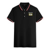 Blood Type AVGAS Designed Stylish Polo T-Shirts