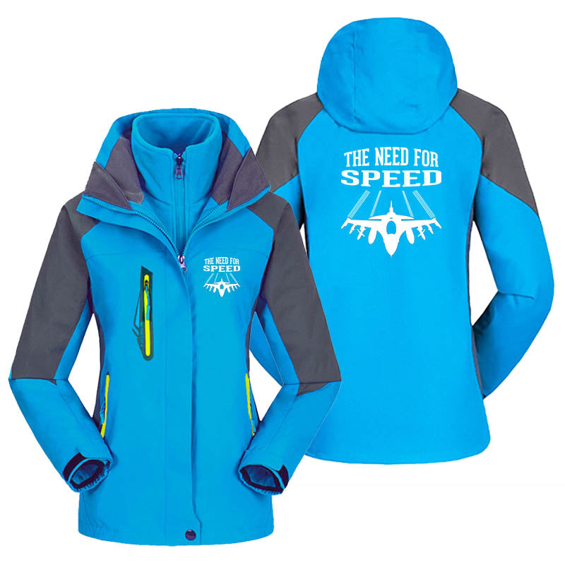 The Need For Speed Designed Thick "WOMEN" Skiing Jackets