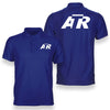 ATR & Text Designed Double Side Polo T-Shirts