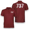 Boeing 737 Designed Double Side Polo T-Shirts