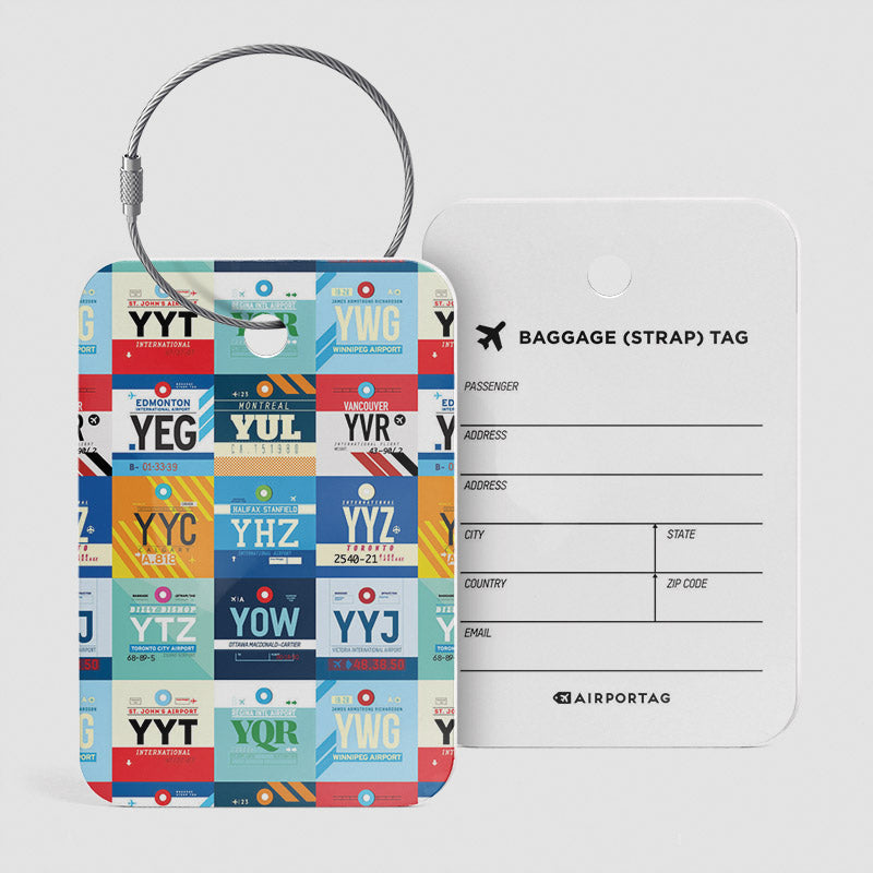 Canadian Airports - Luggage Tag