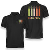 Colourful Cabin Crew Designed Double Side Polo T-Shirts