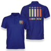 Colourful Cabin Crew Designed Double Side Polo T-Shirts
