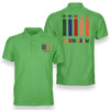 Colourful Cabin Crew Designed Double Side Polo T-Shirts