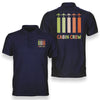Colourful Cabin Crew Designed Double Side Polo T-Shirts