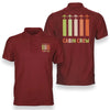Colourful Cabin Crew Designed Double Side Polo T-Shirts