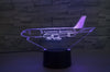 Airbus A340 From Side Designed 3D Lamps
