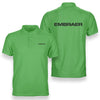 Embraer & Text Designed Double Side Polo T-Shirts