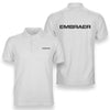 Embraer & Text Designed Double Side Polo T-Shirts