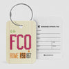 FCO - Luggage Tag